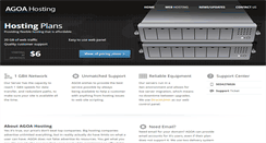 Desktop Screenshot of agoahosting.com
